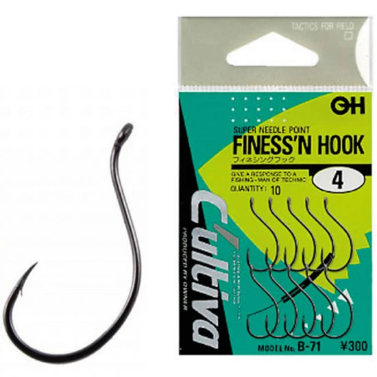 Carlige Cultiva B-71 Finessing Hook Nr.6, 10buc/plic
