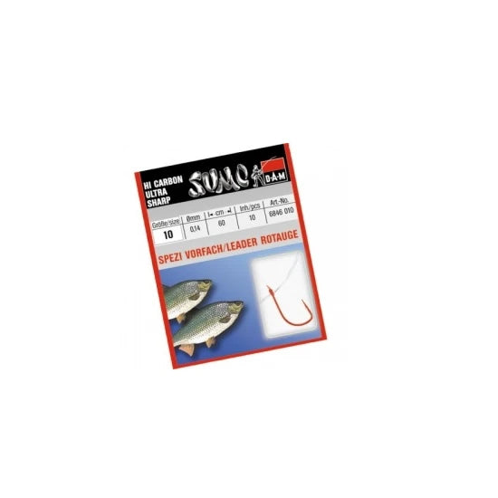 Carlige Dam Sumo Spezi Roach Red Legate Nr.10 Fir 0.14mm