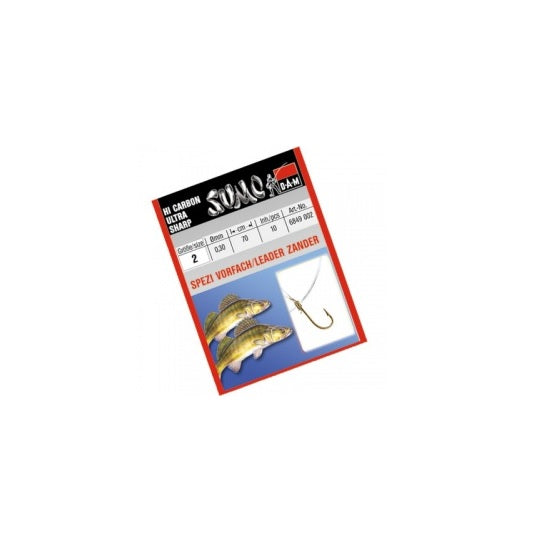 Carlige DAM Sumo Spezi Sander Nickel Legate Nr.2 Fir 0.30mm