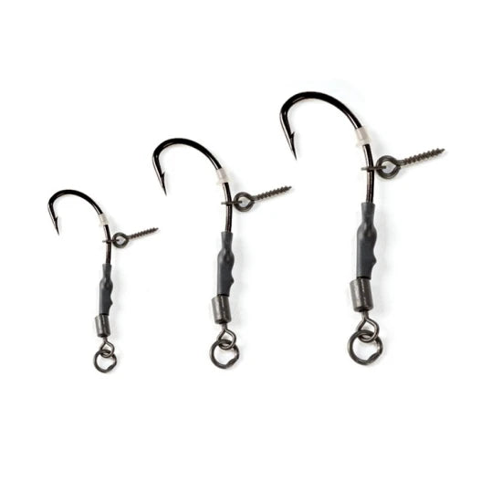 Carlige Extra Carp Carp Rig 777p, Nr 8, 3 Buc/plic, Negru