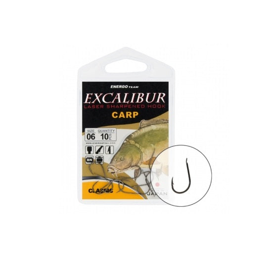 Carlige Energo Team Excalibur Carp Classic Ns Nr 4 10buc/plic