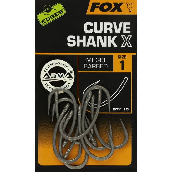 Carlige Fox Curve Shank X Micro Barbed, Nr.4, 10buc/pac