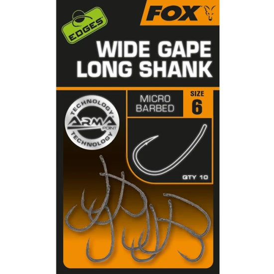 Carlige Fox Edges Armapoint Super Wide Gape Long Shank Nr.7 10buc/plic