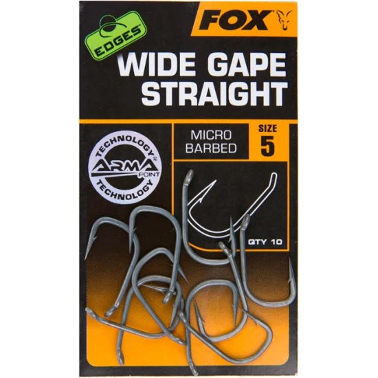 Carlige Fox Edges Armapoint Wide Gape Straight, Nr.2, 10buc/pac