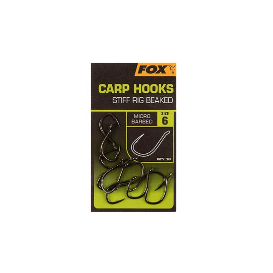 Carlige Fox Stiff Rig Beaked 10buc/plic Nr.4