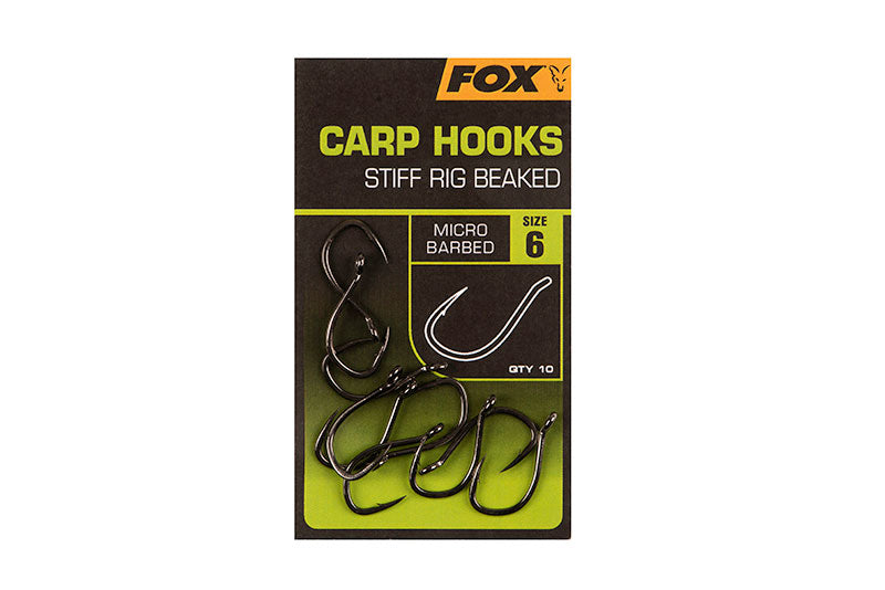 Carlige FOX Stiff Rig Beaked 10buc/plic Nr.4