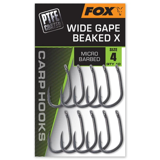 Carlige Fox Wide Gape Beaked X Nr.2, 10buc/pac