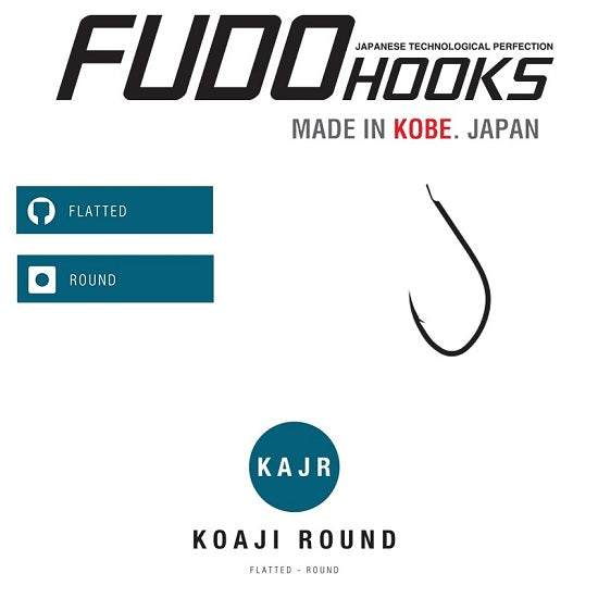 Carlige FUDO CARLIG KOAJI ROUND BN-3601 nr.14 Black Nichel 11 buc/plic