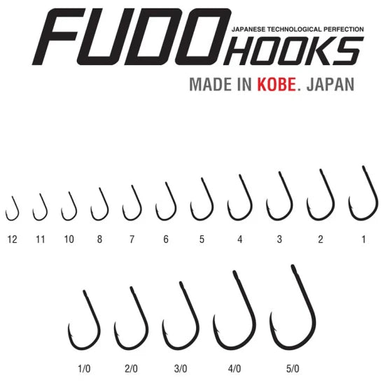 Carlige Fudo Iseama Black Nickel Bulk, Nr.2, 1000buc