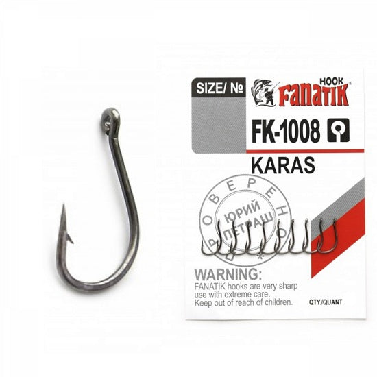 Carlige Fanatik FK-1008 No.4 Karas 8 buc/plic