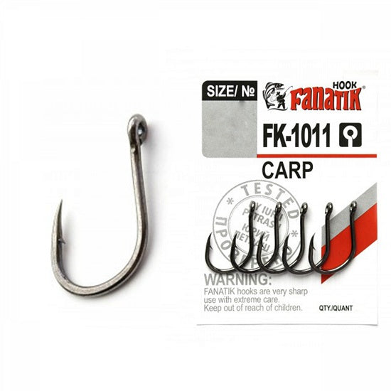 Carlige Fanatik FK-1011 No.9 Carp 8buc/plic