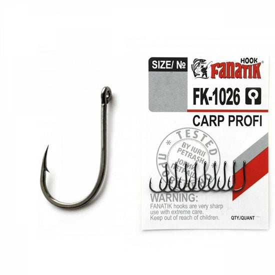 Carlige Fanatik FK-1026 No.9 Carp Profi 8buc/plic