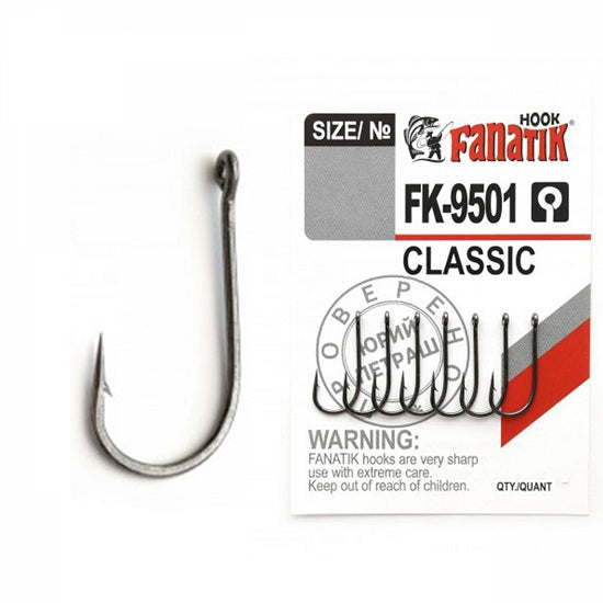 Carlige Fanatik FK-9501 No.2 Classik 8buc/plic