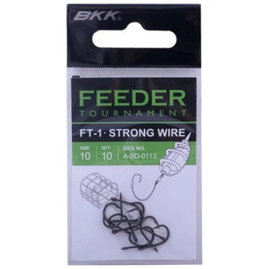Carlige Feeder Bkk Tournament Ft-1 Superslide, Nr.14, 10buc/plic