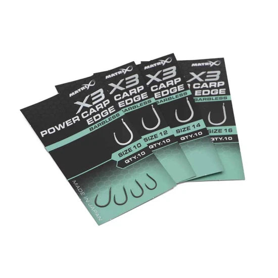 Carlige Feeder Matrix X3 Power Carp Edge , Barbless, Nr.16, 10buc/pac