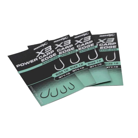 Carlige Feeder Matrix X3 Power Carp Edge , Barbless, Nr.16, 10buc/pac