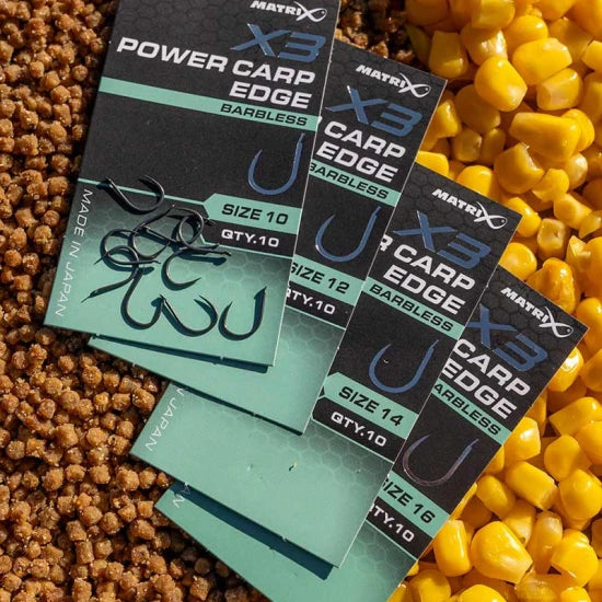 Carlige Feeder Matrix X3 Power Carp Edge , Barbless, Nr.16, 10buc/pac