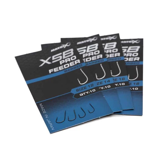 Carlige Feeder Matrix X5b Pro Feeder, Barbed, Nr.16, 10buc/pac