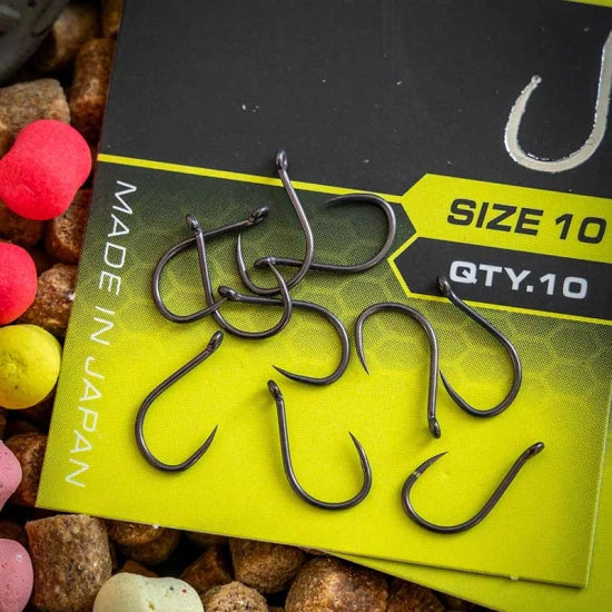 Carlige Feeder Matrix X6 Carp Pellet Rigger, Barbless, Nr.16, 10buc/pac