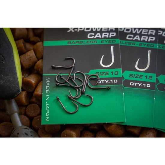 Carlige Feeder Matrix X8 Power Carp, Barbless, Nr.16, 10buc/pac