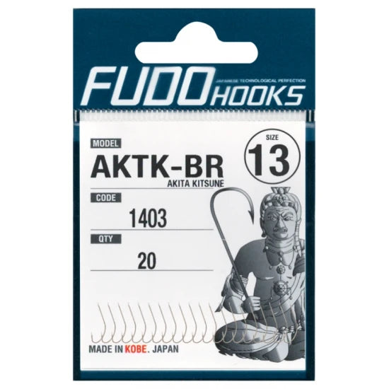 Carlige Fudo Akita Kitsune Nr.9 Bn (black Nikel) 18buc/plic