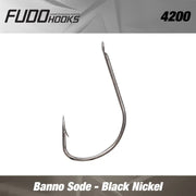 Carlige Fudo Banno Sode Bn Black Nikel Nr.6  14buc/plic