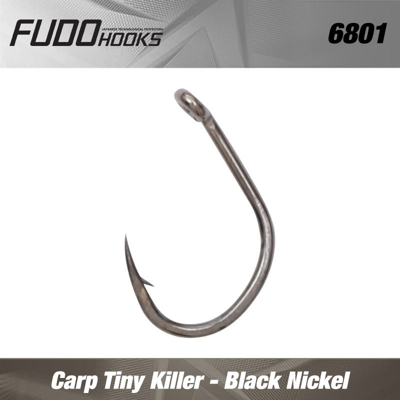Carlige Fudo Carp Tiny Killer TKCP BN black nickel nr.10 9buc/plic