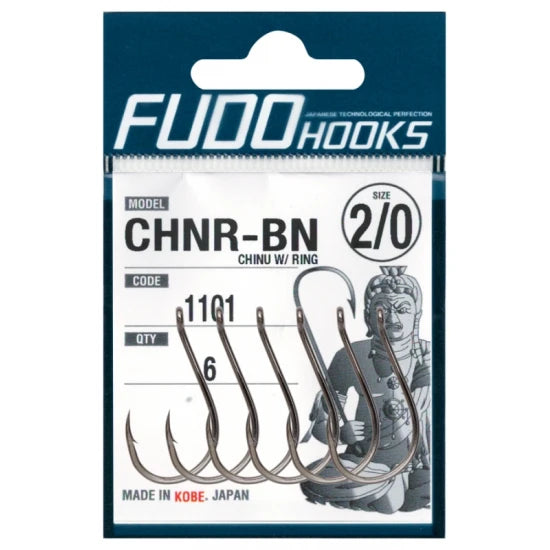 Carlige Fudo Chinu With Ring (chnr-tf) Nr.5/0  3buc/plic
