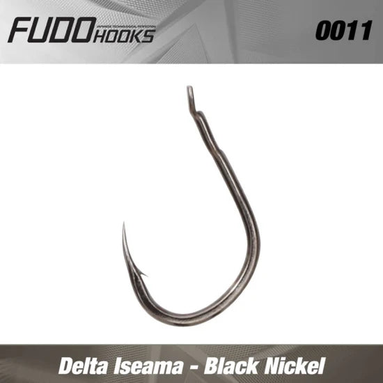 Carlige Fudo Delta Isema Bn-0011, Black Nickel, Nr.2, 7buc/pac