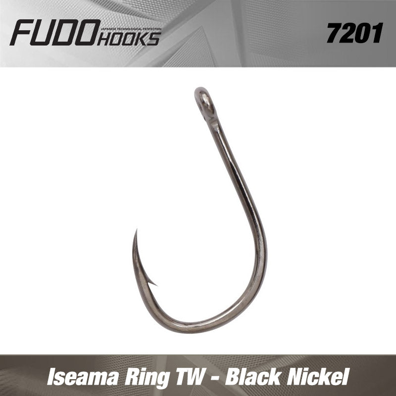 Carlige Fudo Iseama with Ring TW ISTW TF Teflonat nr.2/0  8buc/plic