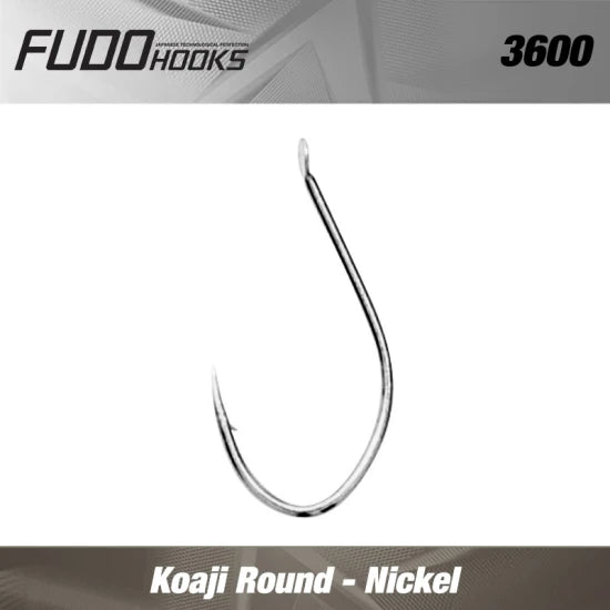 Carlige Fudo Koaji Round Nk Nickel Nr.9  17buc/plic