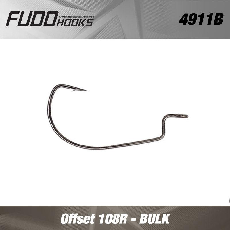 Carlige Fudo Offset 108R (4911-BN) nr.1/0 25buc/bulk