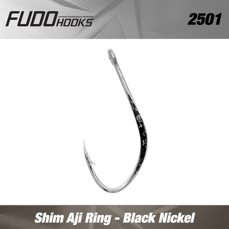 Carlige Fudo Shin Aji Ring Black Nickel Nr.11 16buc/plic