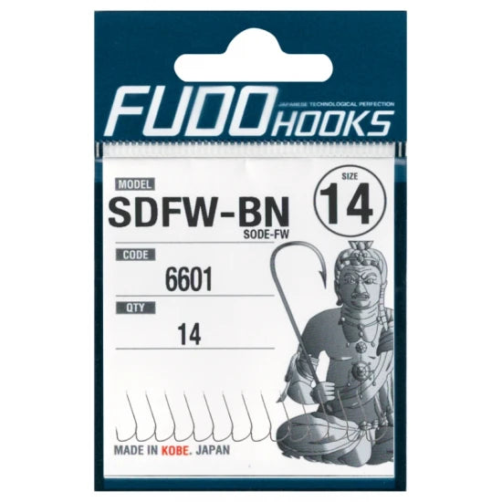 Carlige Fudo Sode-fw Sdfw Bn Black Nickel Nr.17  16buc/plic