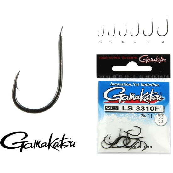 Carlige Gamakatsu Ls-3310f Bn, Nr.12, 11buc/pac