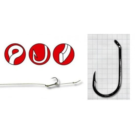 Carlige Gamakatsu A1 G-carp D-rig Mb Nr.8 10buc/plic