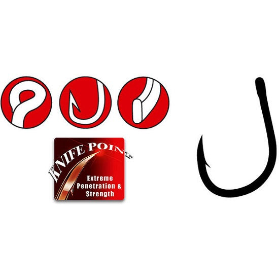 Carlige Gamakatsu A1 G-Carp Specialist X PTFE Nr.4 10buc/plic
