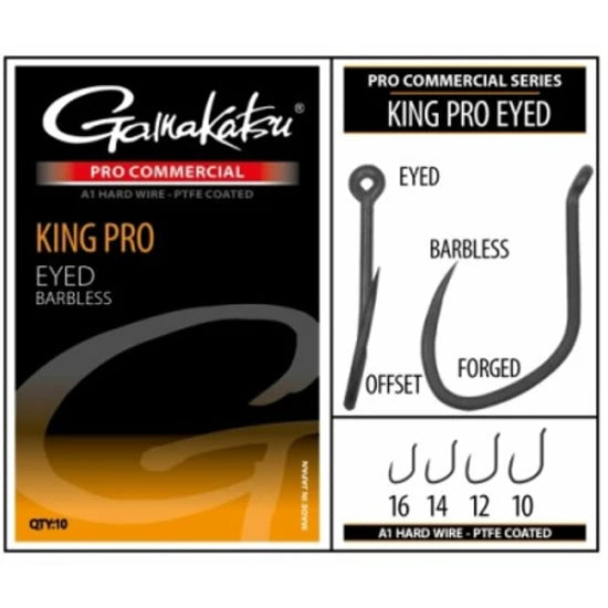 Carlige Gamakatsu Coars Pro-c King Pro Eyed, Nr.16, 10buc/pac