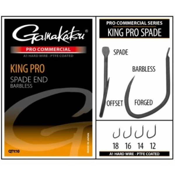 Carlige Gamakatsu Coars PRO-C King PRO Spade, Nr.14, 10buc/pac