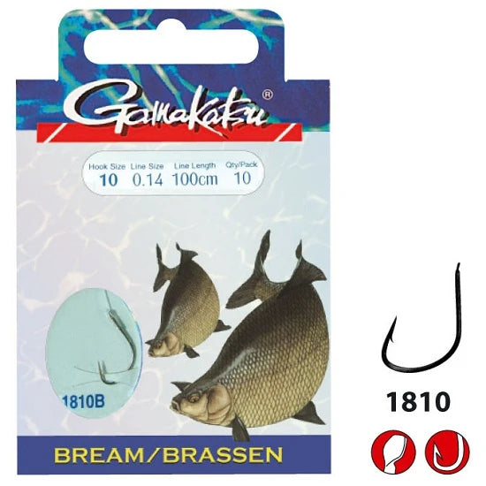 Carlige Gamakatsu Legate Bream Feeder Ls-1810 Nr:10 0.16mm 10buc/plic