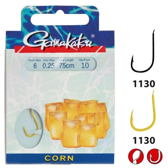 Carlige Gamakatsu Legate Corn Gl Nr.8 0.25mm 10buc/plic