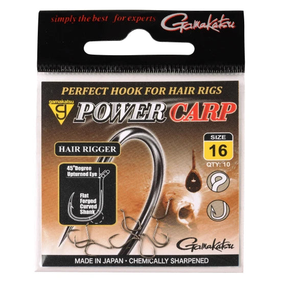 Carlige Gamakatsu Power Carp Hair Rigger 10 Buc Plic. Nr.8