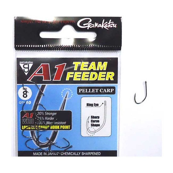 Carlige Gamakatsu Team Feeder Pellet A1 Carp Nr.12