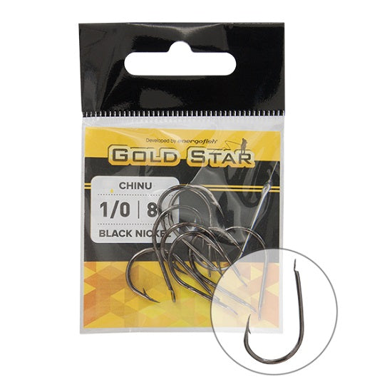Carlige GoldStar CHINU BN Nr 1/0 8buc