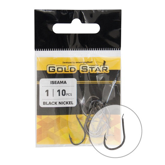 Carlige GoldStar ISEAMA BN 1/0 8buc