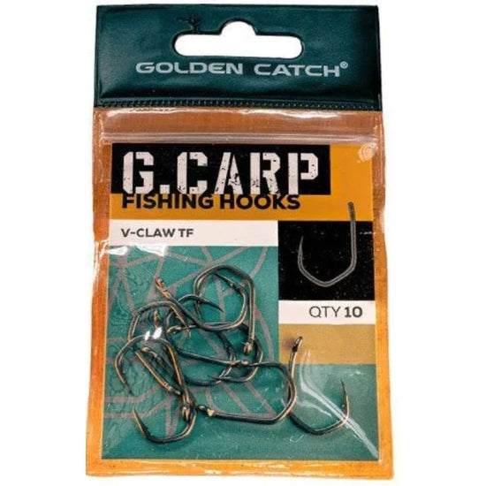 Carlige Golden Catch V-claw, Nr. 4, 10buc/pac