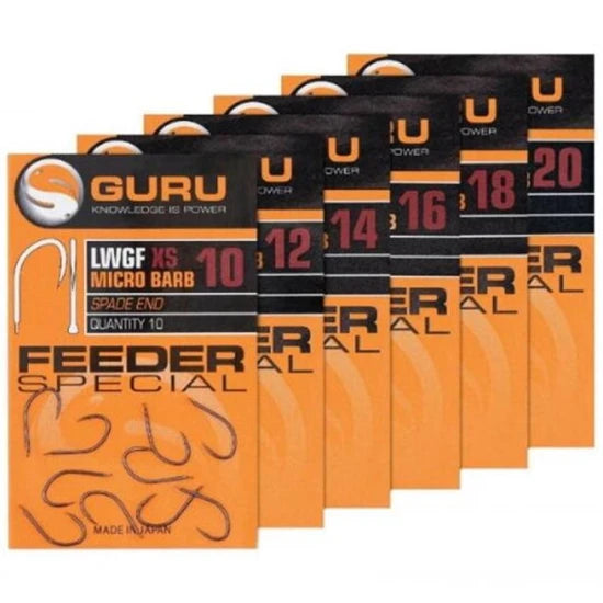 Carlige Guru Feeder Special Xs, Nr.20, 10buc/pac