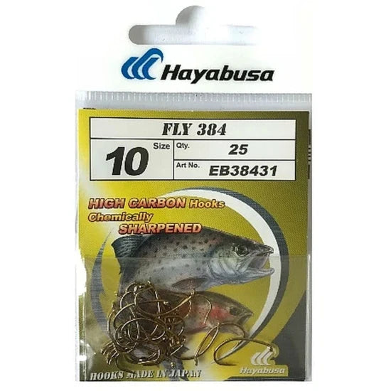 Carlige Hayabusa Fly 387 Bz, Nr.10, 25buc/pac