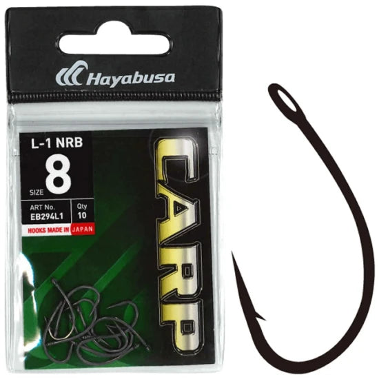 Carlige Hayabusa L1 Nonreflective Black, Nr.2, 10buc/pac