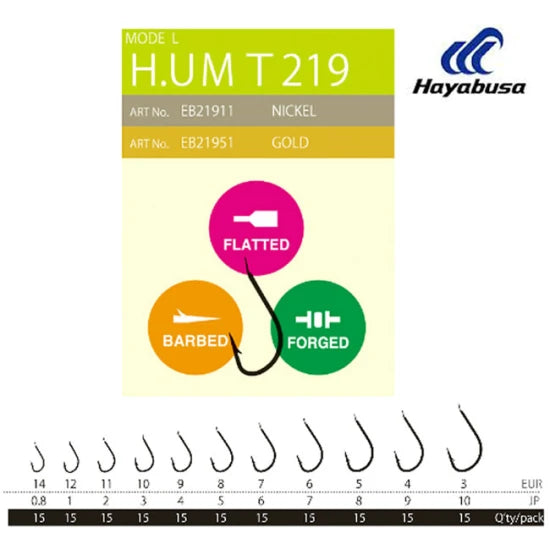 Carlige Hayabusa Umt 219go Nr.4, 15buc/pac